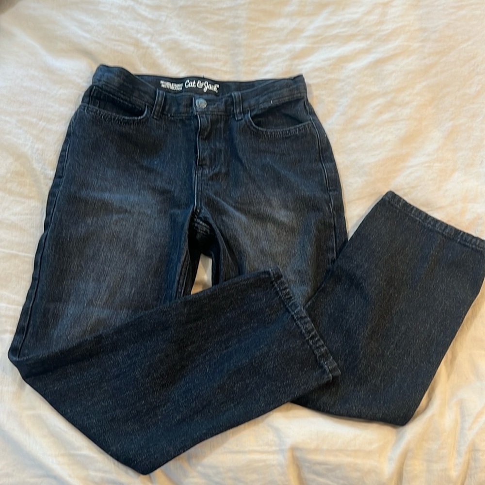 Cat and Jack youth size 12 relaxed fit black jeans